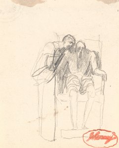 おそらく古い時代の二人の人物 作： George Romney